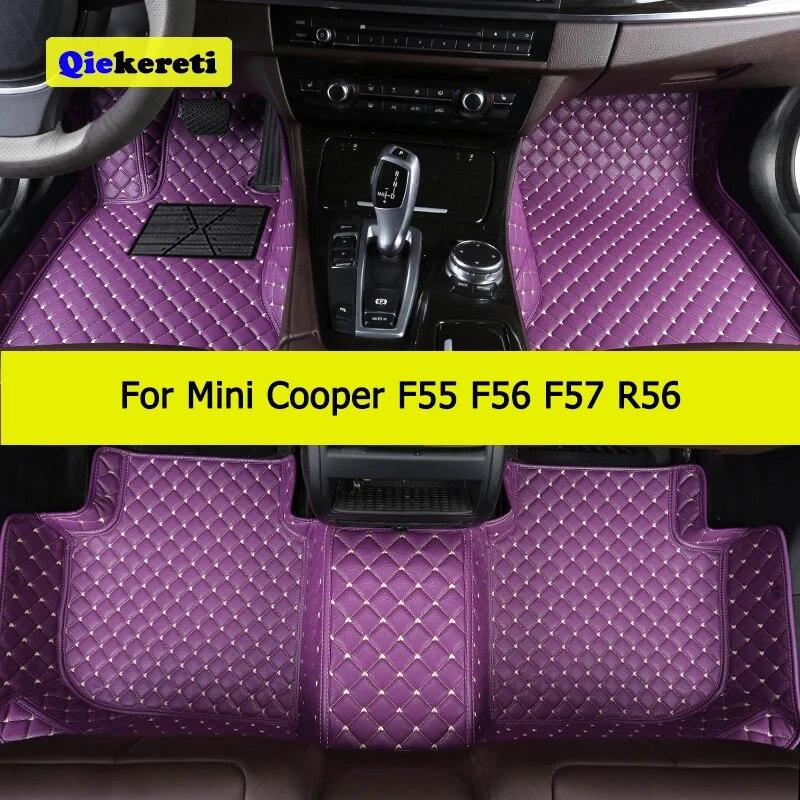 

QIEKERETI пользовательские автомобильные коврики для Mini Cooper F55 F56 F57 R56 автомобильные ковры аксессуары для ног Coche