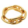 Used Scarf Ring Chéne Dunkel Metal 10.0g Gold Gold Plated