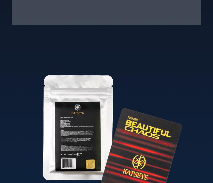 (Mini Photocard) KATSEYE [THE BEAUTIFUL CHAOS] TOUR MD