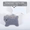 Kitchen Scrub Sponges Non-Scratch Multi-Use Heavy Duty Scrub Sponge for Dishes Pots and Pans Three-Layer Cat Shape Cleaning