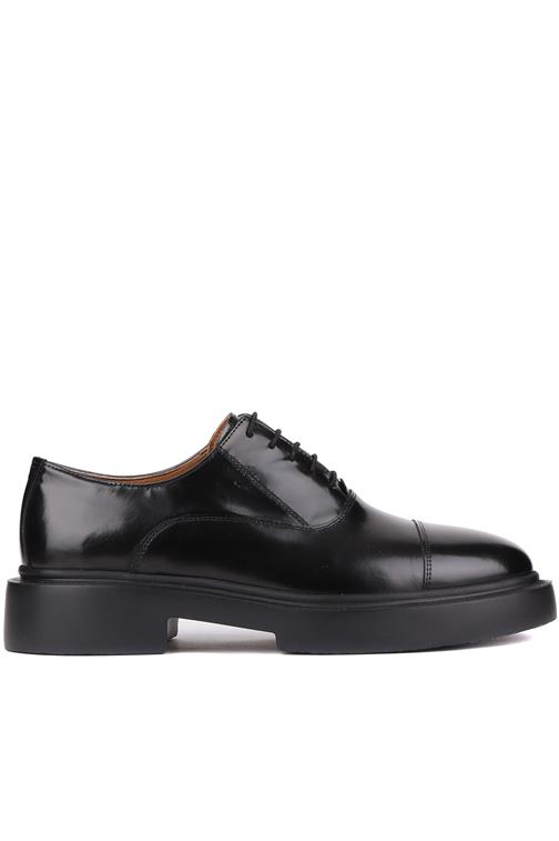 

Shoetyle - Siyah Açma Deri Bağcıklı Erkek Klasik Ayakkabı 250-2014 39 чорний
