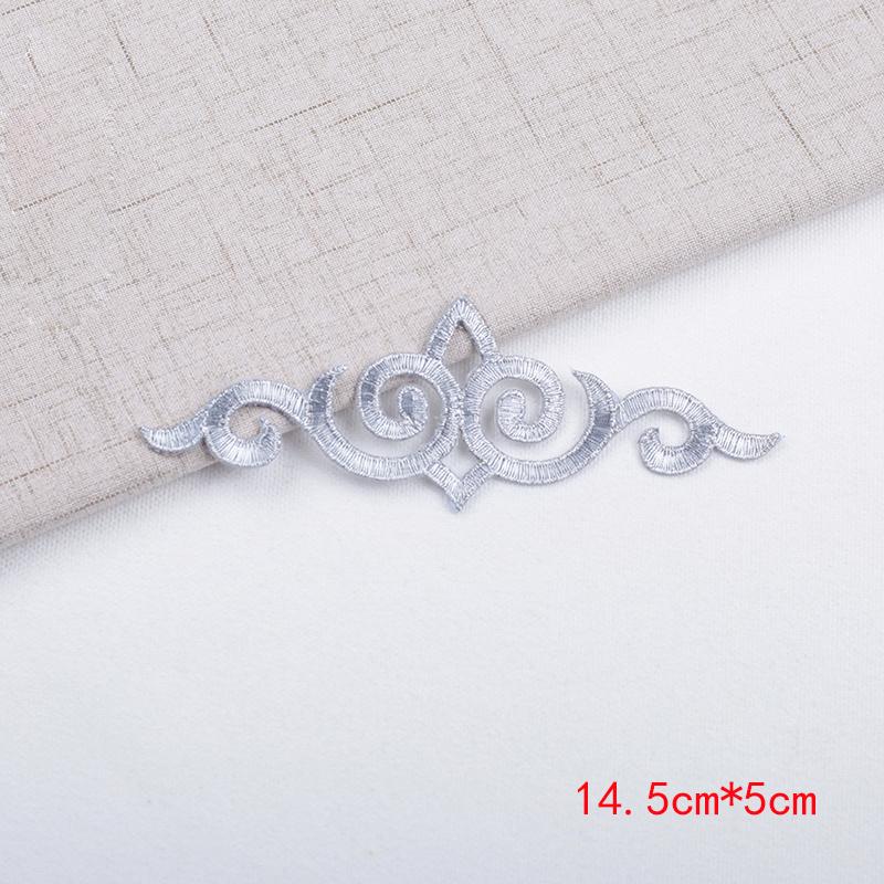 

3 шт. красочные цветы утюг на аппликации одежда отпариватели одежда вышивка нашивка кружево ткань наклейка нашивка ремесло шитье серебряный