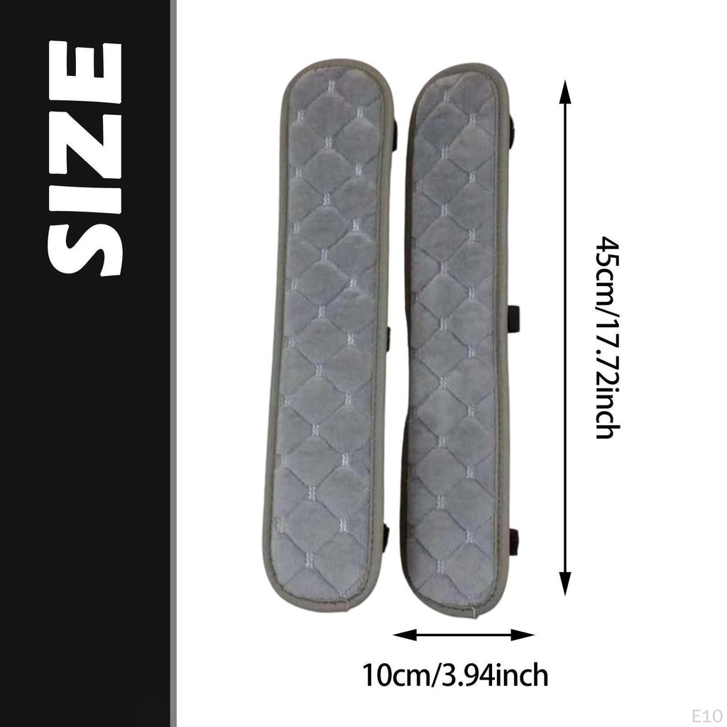 2 Pieces Chair Armrest Pad Office Cushion Elbow Support Arm Rest Velvet Material