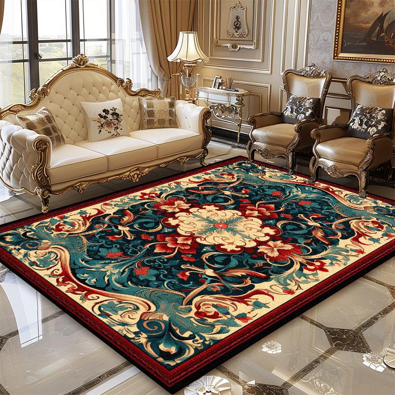 Persian Luxury Carpet European Style Living Room Bedroom Large Rug Non-slip Sofa Tea Tables Mat  Custom Home Decor Lounge Rug