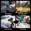 3500W 350M/S Brushless Electric Turbo Blower Cordless Leaf Blowing Dust Vacuuming Household Tool For Battery Pin