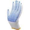 10Pairs Cotton Work Gloves With Anti-Slip Dots Grip Safety Gloves For Men Women Painter Gardening Garage Warehouse Construction