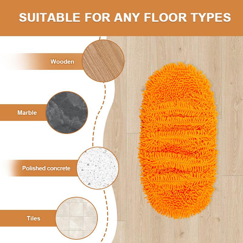 Mop Pads for Swiffer Sweeper XL Mop Pads Reusable Washable Dry Wet Dust Mopping Cloth Refill Cover for Hardwood Floor Cleaning