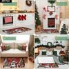 Christmas Snowman Doormat, Non-Slip and Washable Indoor/Outdoor Entry Mat, Christmas Party Decorative Rug, Home Decor