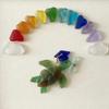 Class of 2026 Seaglass Decoration Handmade Sea Glass Graduation Wall Art Framed Sea Glass Artwork Desktop Wall Ornament Graduates Gift