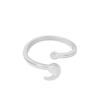Simple Fashion Inspiration Ring Creative Semicolon Design Women Men Wave Ring Inspirational Jewelry Graduate Valentine'S Gift