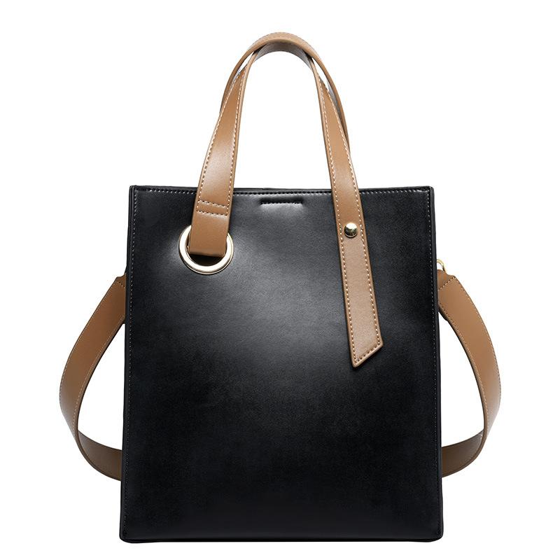 Tote bag women s new large-capacity bag simple shoulder bucket bag high-end women s handbag