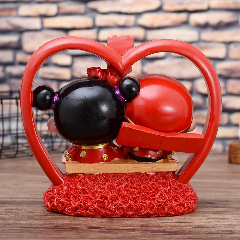 Sailing Love Couple Doll Set: Wedding Gift Figurines - Resin Crafts for Home Celebration Ornaments