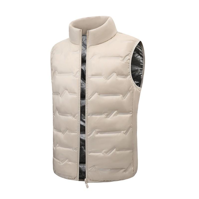 Gilet invernale caldo unisex con isolamento in grafene, giacca leggera imbottita senza maniche per sport all'aperto