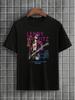 NEUES LENNY KRAVITZ BLUE ELECTRIC LIGHT TOUR '25 Schwarzes T-Shirt in allen Größen