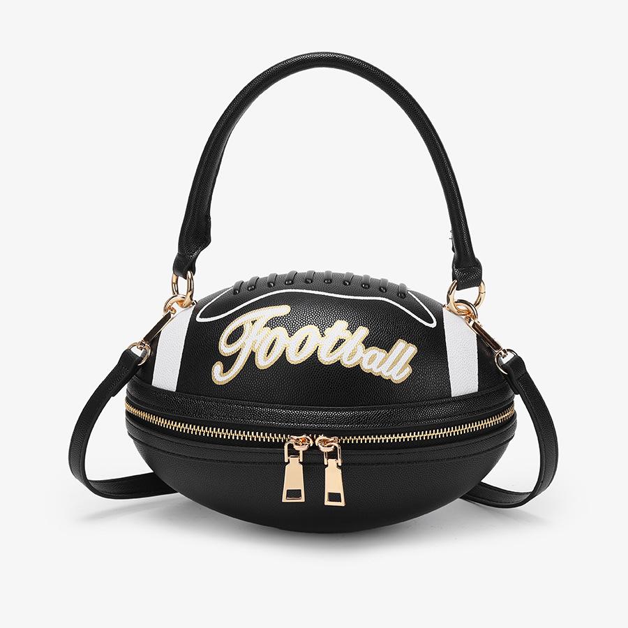 American Football Football Handbag Creative Special-Shaped Personality Foreign Style Messenger Bag