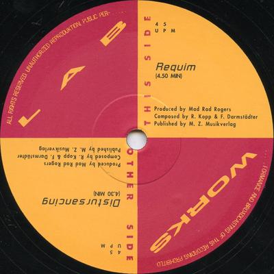 12inch Record X-RAY - Requim LAB04 Labworks German 1992 Germany Dance & Electronica Used