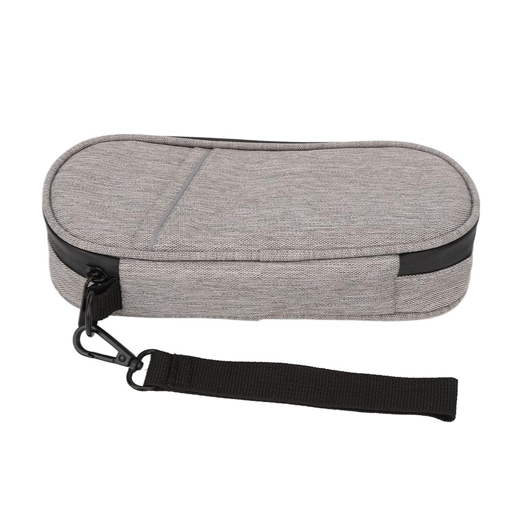 Insulin Cooler Bag Cooling Storage Carrying Pouch Zipper Design for Indoor Outdoor Grey
