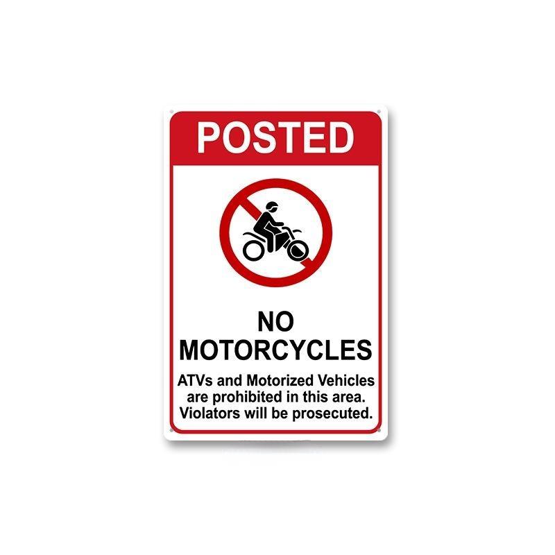 HD Metal Tin Sign Vintage Warning  No Trespassing Wall Decor Retro 24 Hour Video Surveillance Biohazard Funny Sign for Home Bus