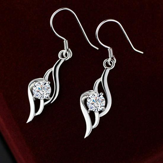 Kolczyki Tianyu Silver Angel Wings - Popularna srebrna biżuteria