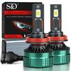 2 st H7 H4 LED-strålkastarlampor 6000K H1 H8 H11 LED 9005 HB3 9006 HB4 Billampa Hög Effekt 140W 50000LM Canbus CSP-chip Strålkastare