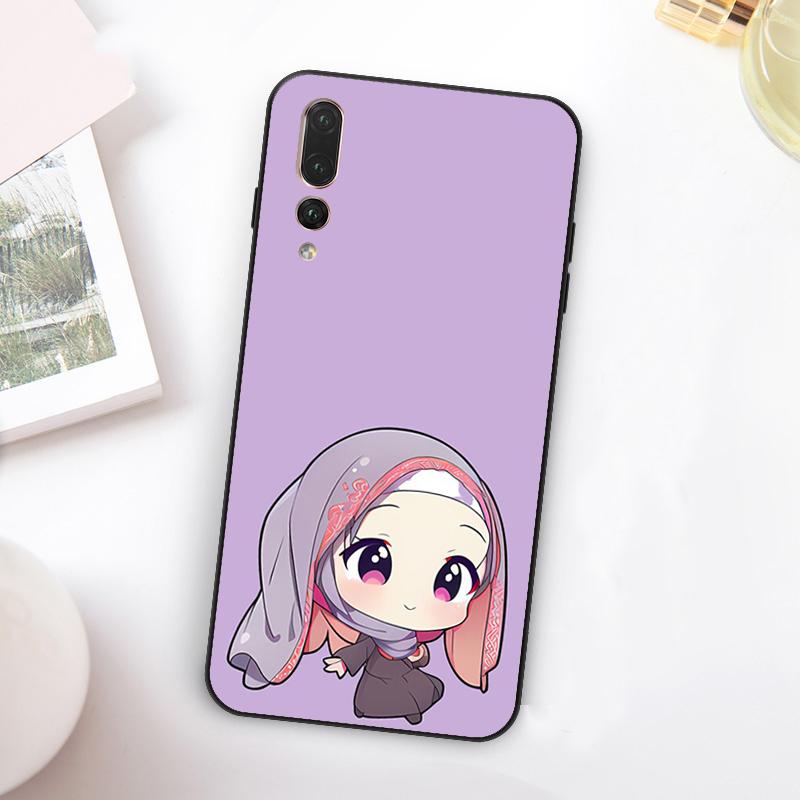 Custodia Musulmana Araba Hijab Ragazza Per Huawei Nova 5T 9 10 SE 7i 8i 11i 12i Y73 Y90 Y70 Y72 Y61 Y91 Y60 P20 P40 P30 Lite