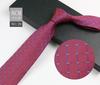 Men'S Tie Business Shirt, Striped Security Professional Dress Plus Logo8Cm Hand-Typed