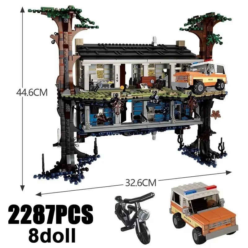 

MOC Классическая Серия Фильмов Странная Перевернутая Модель 75810 Строительные Блоки Строительные Блоки для Взрослых Детские Игрушки Рождественские Подарки