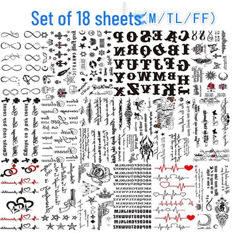 25th Anniversary Tattoo Sticker Set: Unique and Exclusive Designs