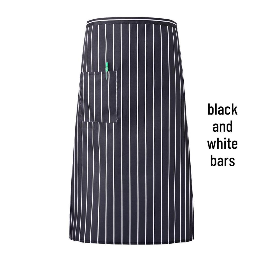 Stain-Resistant Printed Half Apron for Chefs and Waiters
