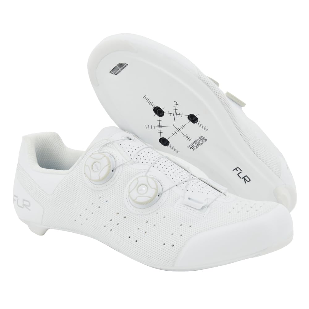 FLR Road Cycling Shoes FNT-9 Knit pure white 38