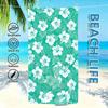 Hawaiian Floral Oversized Beach Towel Patterned Sunscreen And Windproof Suitable For Swimming Pool Camping Travel Blanket