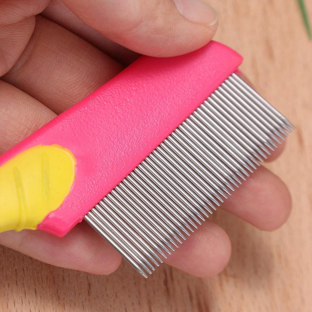 Seahorse Shape Pet Hair Comb Stainless Steel Lice Comb Wool Cleaning Supplies Dog Flea Comb  Cat