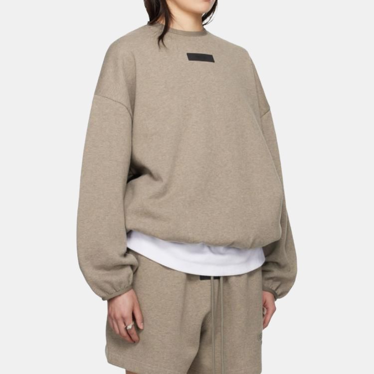 Fear of God Essentials Crewneck Heather Grey Men Tops 192SU244681F