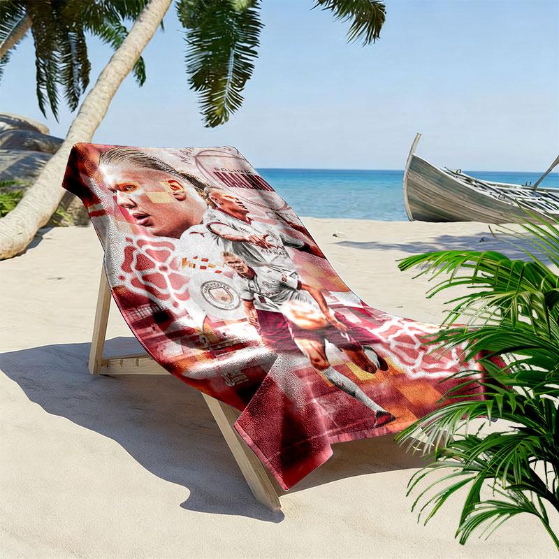 Vinicius Jr. Rise Beach Towel, Large Soft Quick Dry Towel for Beach Camping Swimming