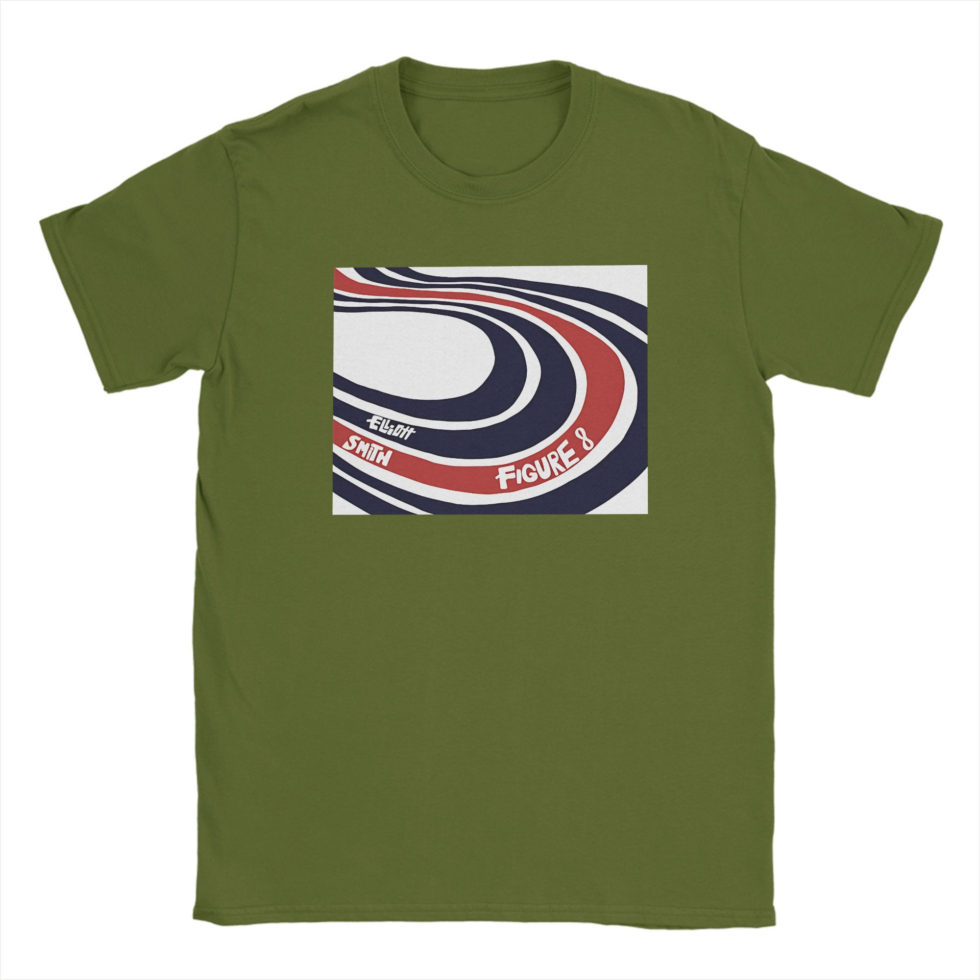 

Elliott Smith Figure 8 Cotton T-Shirt For Men s Summer Streetwear T Shirts Crew Neck Hipster Tee Shirt Oversized Pattern Tops 4XL