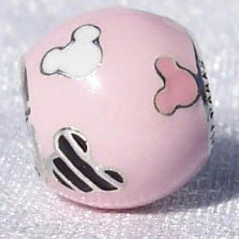 925 Silver Stitch Dumbo Mickey Snow White Charms Beads Fit Bracelet DIY Accessories Gifts