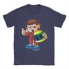 Cute Senninha Ayrton Senna Tee Shirt for Men Women Graphic Printed T Shirts Cartoon 100% Cotton Clothing