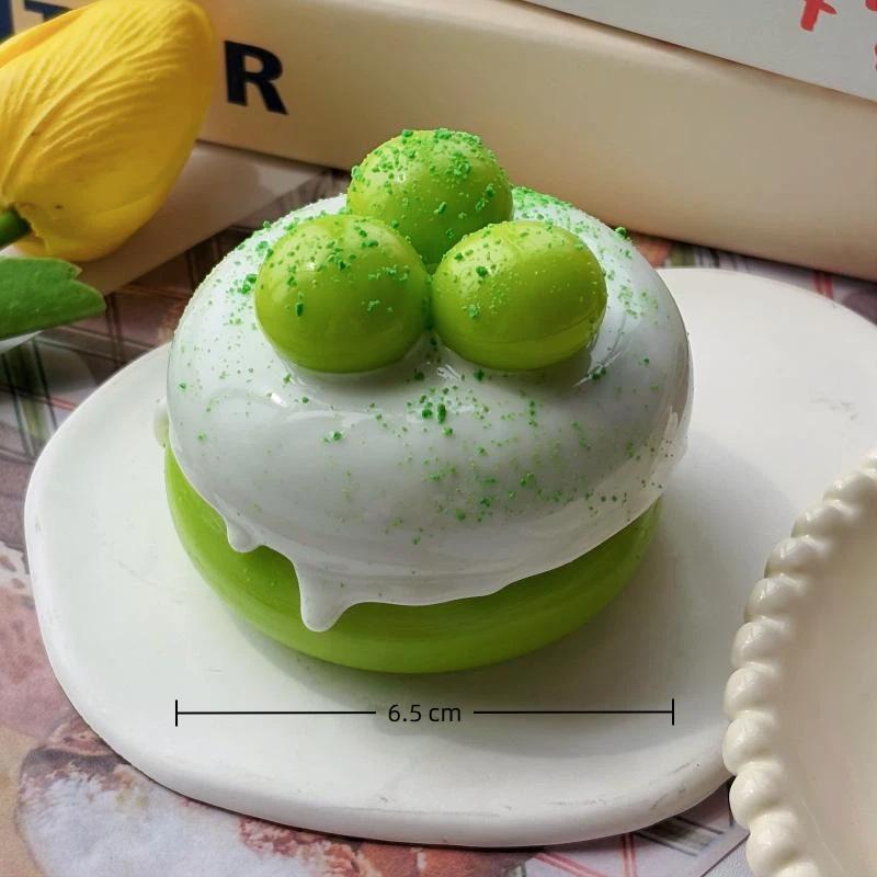 New Cheese Cake Cube Stress Ball Shapeable Squeeze Non-Bounce Fidget Toy Sensory Anti-Stress Festival Gift For Kids Adult