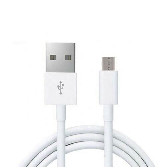 Câble pour samsung a10 s6 s7 j4 plus j5 j6 j7 a6 micro usb chargeur rapide couleur blanc 1 m