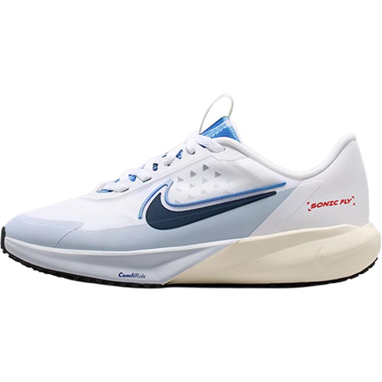 Nike Sonic Fly GS White Midnight Navy Kids Sneakers Soft-Pearl IH7335-140