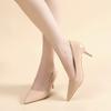 Fashion Sexy High Heels Classic Ladies Pumps Autumn Soft Leather Dress Heel Shoes for Women Banquet Wedding High Heels