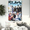 GGintama Anime-Thema Gedruckte Wandteppich Anime-Fanraum Wand Ästhetischer Hintergrundstoff Dekoration