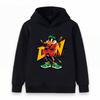 Kids Boys Girls Pullover Hoodie, Cartoon Cool Duck Printed Casual Soft Long Sleeve Hooded Sweatshirt for Daily Wear