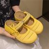 2026 New Trendy Ladies' Style Thick Bottom Half Dragging Casual Hundred Matching Skirts Sandals Women's Slippers
