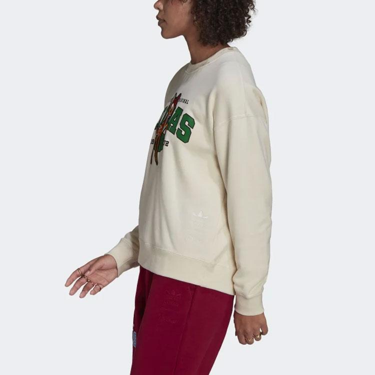 Adidas Originals X Disney Bambi Crewneck Sweatshirt Women Sweatshirt Off-White HD2754