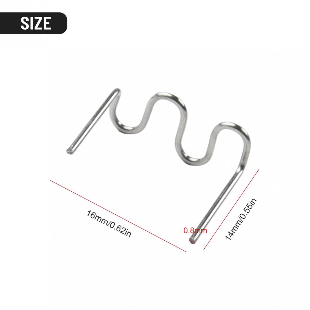 0.6/0.8mm Hot Stapler Staples Welding Nail 100pcs Plastic Welder