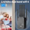 Dual Network Interface Wifi 6 Repeater Signal Amplifier Router 300Mbps Signal Booster Cellular Communication Amplifier
