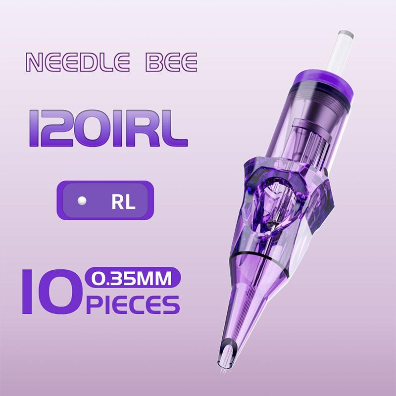 10 шт. Одноразовые фиолетовые иглы для тату RL RM RS M1 Разные размеры Иглы для тату-машинки и тату-ручки