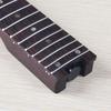 Chicken Wing Wood Headless Electric Guitar Neck with 24 Frets, String Lock, and Nut for DIY.