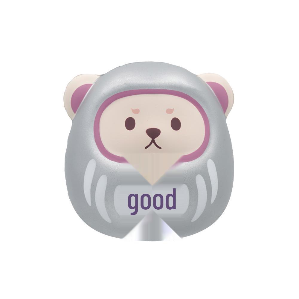 Slow Rebound Teddy Collector Series: Creative Decompression Squeeze Toy Ornament - Good Luck & Smooth Sailing PU